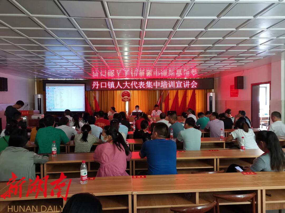 县人大常委会到丹口镇开展人大代表集中培训宣讲活动_邵阳头条网